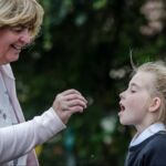 Home-Start East Lothian volunteer and child